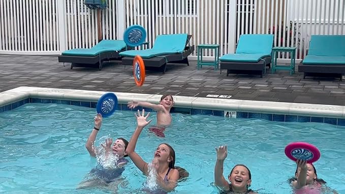 Disc - Water Disc Toy for Spring & Summer Fun - Skips, Slides, Jumps - Pools, Beaches & Backyards
