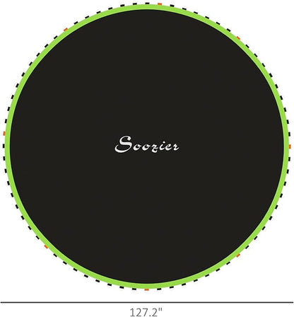 Soozier Trampoline Replacement Mat, Fits 12' Trampoline with 72 V Hooks, 5. 5" Springs, Trampoline
