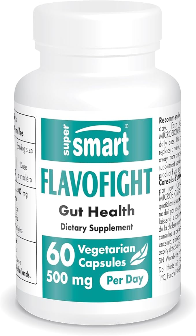 SuperSmart - FlavoFight 500mg per Day (Patented & High Strength) - Citrus Sinensis Extract