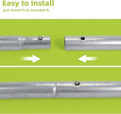 Trampoline Poles Replacement for Skywalker Or Jumpzylla,Galvanized Trampoline Enclosure Pole for