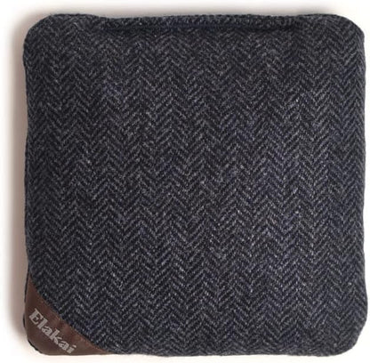 Elakai Cornhole Bags All Weather Single Sided Herringbone Regulation Size and Weight Set of 4 Size