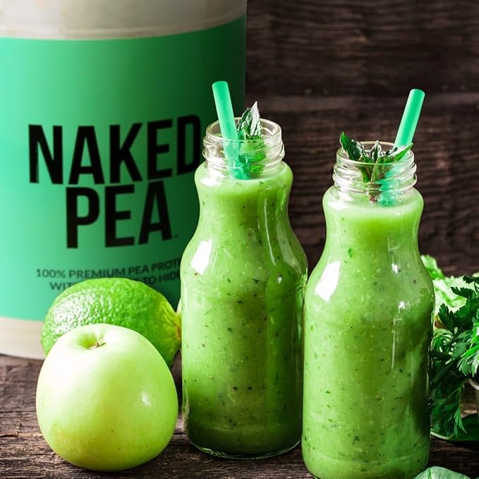 NAKED Vanilla Pea Protein Isolate from North American Farms, Only 3 Ingredients, Vanilla Vegan