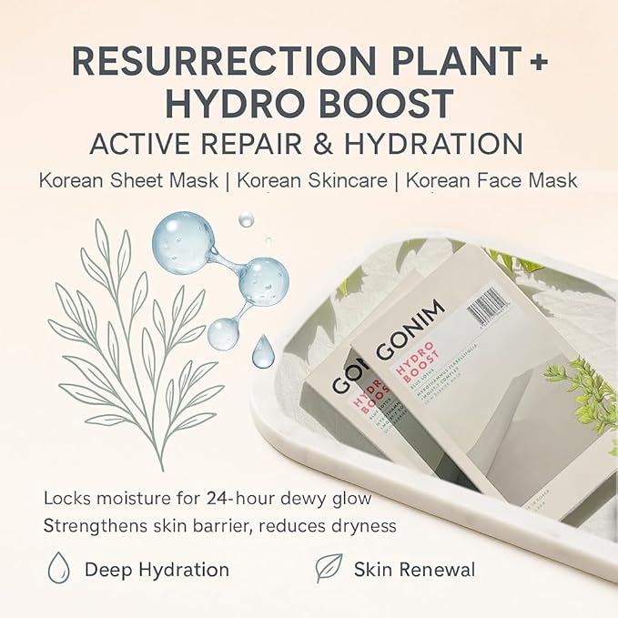 Face Mask Korean Skin Care with Hyaluronic Acid & Collagen Activation- Face Masks Skincare