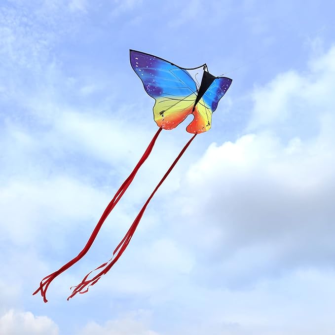 Butterfly Kites for Kids and Adults, Easy to Fly Large Single Line Kite for Boys and Girls - 55" x