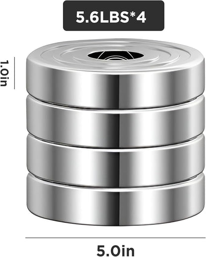 PHOEROS Adjustable Dumbbell Set - 44/66/88 LBS weights set, Dumbbell Barbell 3 in 1, Steel