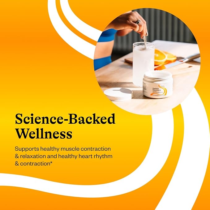 Seeking Health Optimal Electrolyte Powder, Orange Flavor, Healthy Energy and Endurance Support