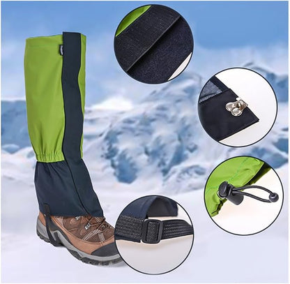 TRENDBOX Unisex Waterproof Snowproof Snow Legging Leg Cover Wraps Gaiters for Climbing Hunting