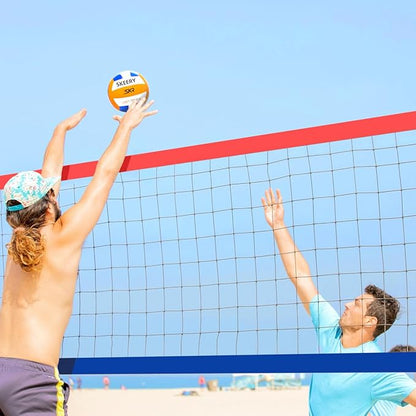 Outdoor Heavy Duty Volleyball Net Set, Anti-Sag Design, Adjustable Aluminum Poles, Portable