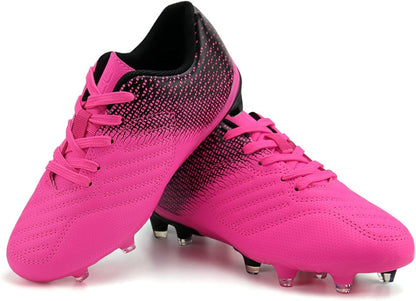 brooman Kids Soccer Cleats Boys Girls Athletic Outdoor Football Shoes