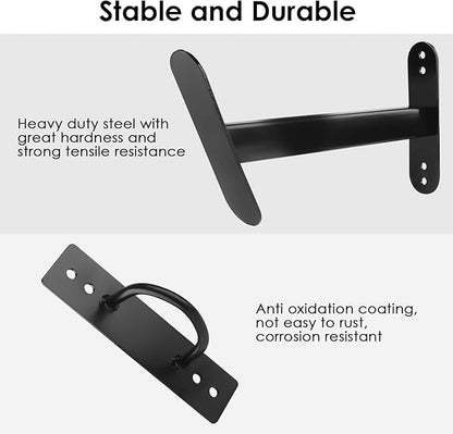 Battle Rope Hanger Anchor Strap Kit Battle Rope Storage Rack Battle Rope Fastening Hook Wall Mount