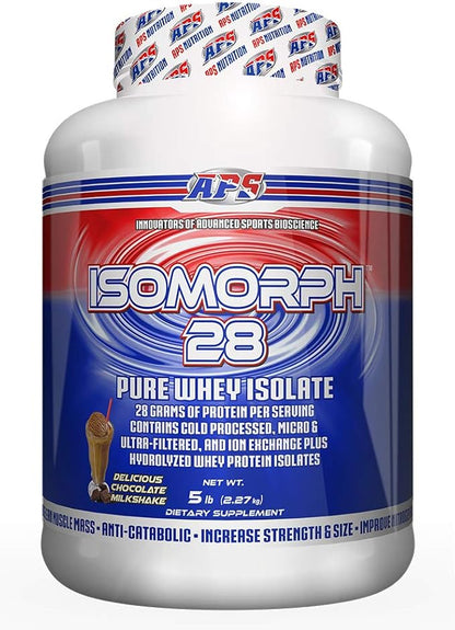 APS Nutrition Isomorph 28 Protein Powder | Pure Whey Isolate | Cold Pressed, Ultra- Filtered, & Ion