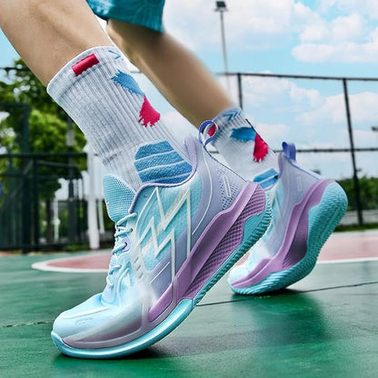 Women Basketball Shoes Fashion Sneakers Comfortable Unisex Athletic Lightweight Non Slip Outdoor