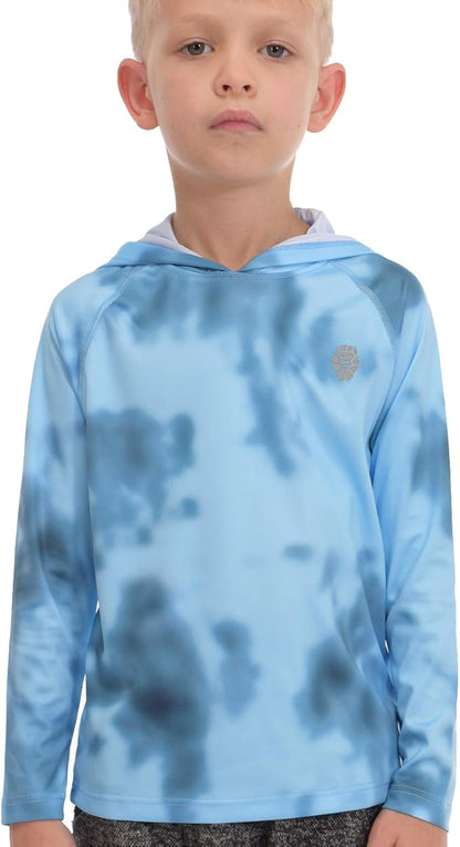Hoodies for Boys Outdoor Recreation Shirts - Youth Athletic Tops Sun Protection UPF 50+