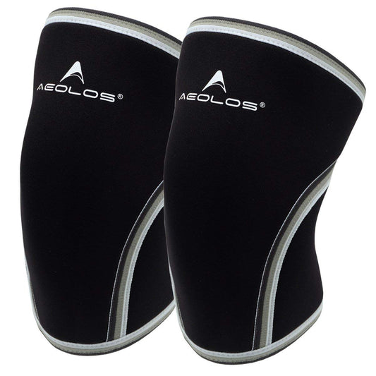 Knee Sleeves (1 Pair)，7mm Compression Knee Braces for Heavy-Lifting,Squats,Gym and Other Sports