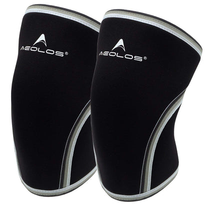 AEOLOS Knee Sleeves (1 Pair)，7mm Compression Knee Braces for Heavy-Lifting,Squats,Gym and Other