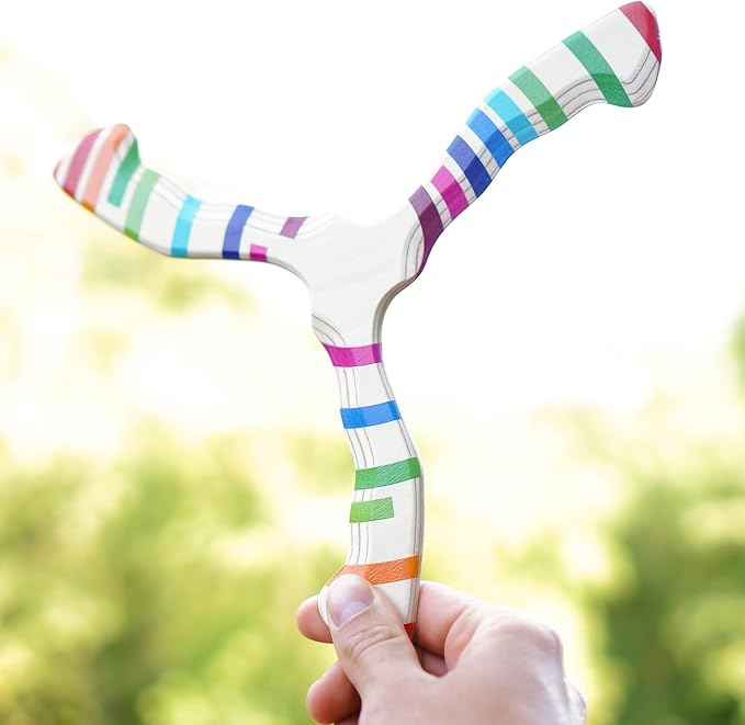 Returning Boomerang for Beginners – Easy to Throw, Boomerang That Comes Back, Handcrafted Returning