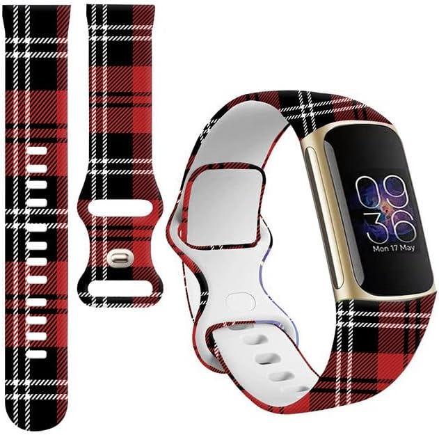 Sport Bands Compatible with Charge 6 /Charge 5 for Women Men,Soft Waterproof Replacement Straps