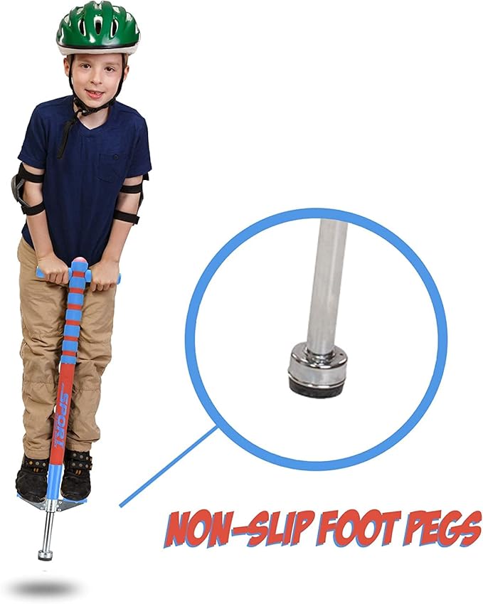 New Bounce Pogo Stick for Kids - Pogo Sticks, 40 to 80 Lbs - Sport Edition, Quality, Easy Grip