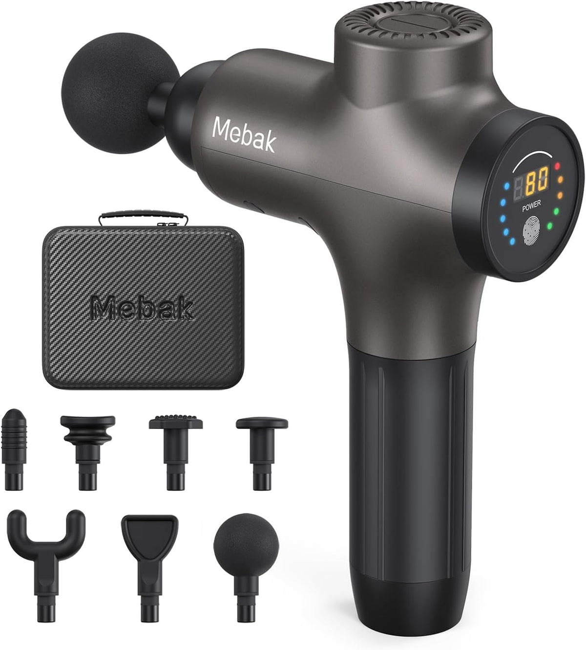 Mebak 3 Massage Gun, Massage Gun Deep Tissue for Athletes, Professional Muscle Percussion Massager