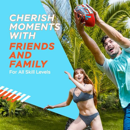 Sunlite Sports Waterproof Football for Lawn Backyard Pool Beach Lake Park Water Toy, Outdoor Play