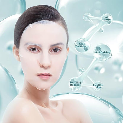 Facial Mask Anti Acne Face Masks Skin Care, Sheet Masks With Salicylic Acid Sheet For Acne Prone