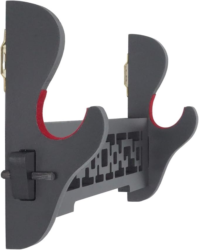 Eforlife Sword Holder Wall Mount Samurai Sword Katana Wakizashi Display Holder Stand Bracket Hanger