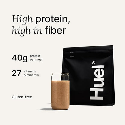 Huel Black Edition | Chocolate 40g Vegan Protein Powder | Nutritionally Complete Meal | 27 Vitamins