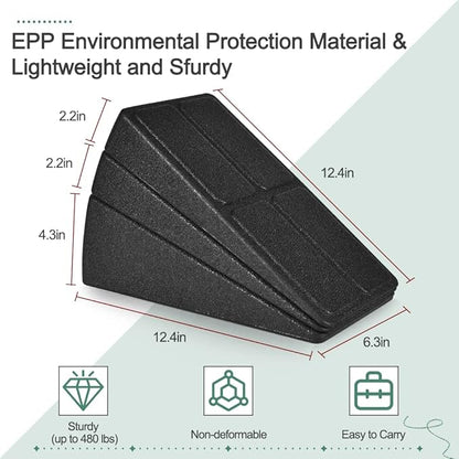 Slant Board Squat Wedge for Calf Stretchingï¼? Pcs 12" x 6.3" Foot Stretcher Balance Board for
