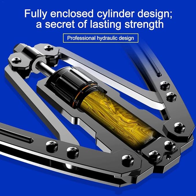 EAST MOUNT Twister Arm Exerciser - Adjustable 22-440lbs Hydraulic Power, Home Chest Expander