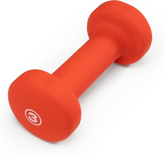 Marcy Colored Neoprene Dumbbell (Sold in Singles or Set) Hand Weights, Exercise Free Weights for
