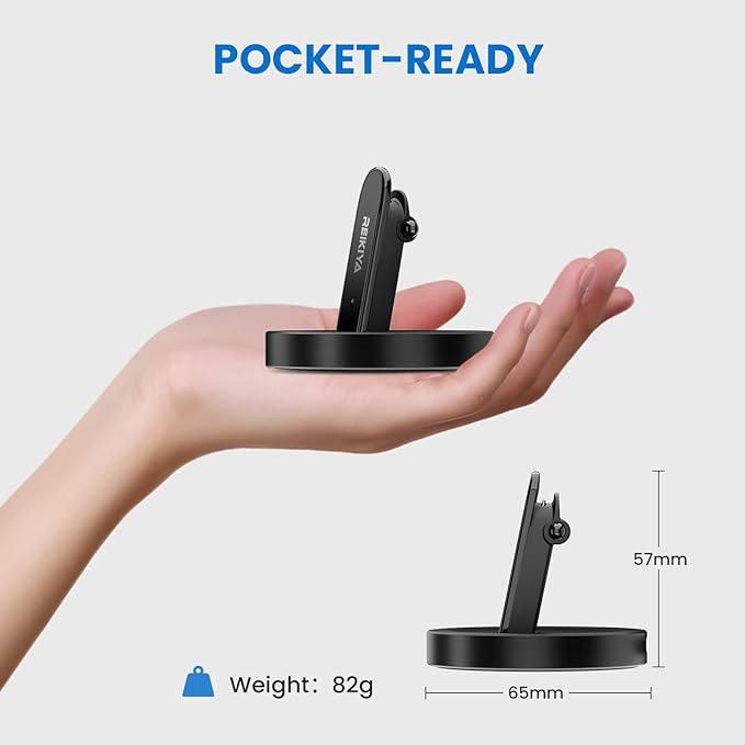 REIKIYA Charging Stand for Ray-Ban Meta Smart Glasses, Portable Charging Dock for Wayfarer
