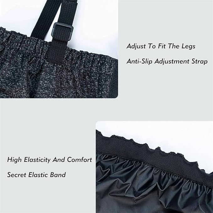 Ankle Gaiters,Lightweight Adjustable Leg Gaiters for Men Women, Waterproof Hiking Gaiters for