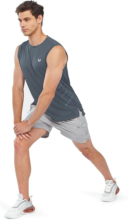 NORTHYARD Men's Athletic Workout Tank Top Running Gym Sleeveless Shirts Quick Dry Lightweight
