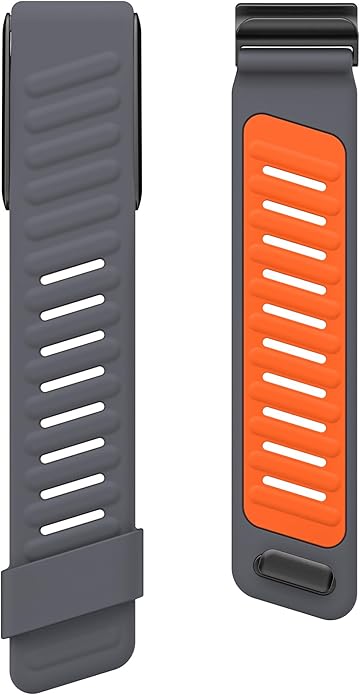 Comfort Durable Silicone Wristband Compatible with WHOOP 4.0 Band, Soft Silicone Sports Loop Strap