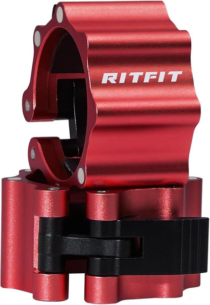 RitFit 2-Inch Magnetic Barbell Collars Locking Clamps - Heavy Duty Aluminum Alloy, Quick Release