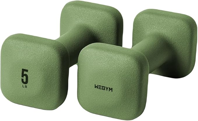 SafeGrip Dumbbells, Anti-Slip, Anti-Roll, Thick Handles, Free Weights, Square Dumbbells for Secure