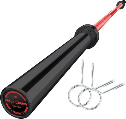 Barbell Bar for Weightlifting - 7FT Heavy Duty (1500LB/700LB), 4FT Short (500LB), 47" EZ Curl Bar