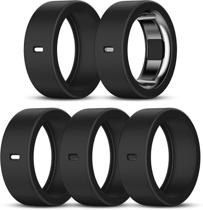 5 Pack Cover Compatible with Oura Ring Gen 4/Oura Ring Gen 3 Horizon/Heritage, Surport Charging