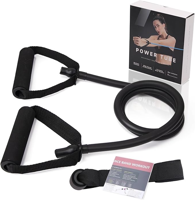 Resistance Bands with Handles for Working Out Women and Men, Exercise Bands with Door Anchor