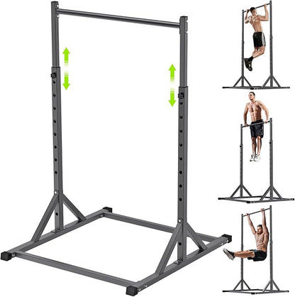 SELEWARE Adjustable Pull Up Station, Multifunction Pull Up Bar, Fully Welded, 500 lbs Capacity