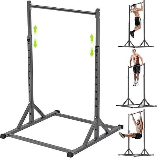 SELEWARE Adjustable Pull Up Station, Multifunction Pull Up Bar, Fully Welded, 500 lbs Capacity
