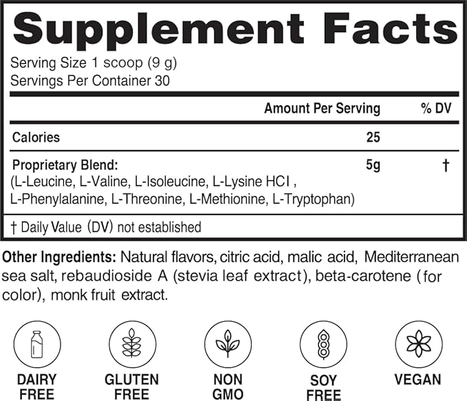 ??Advanced Amino Powder, Amino Acid Supplement, Build Muscle, Post Workout Recovery