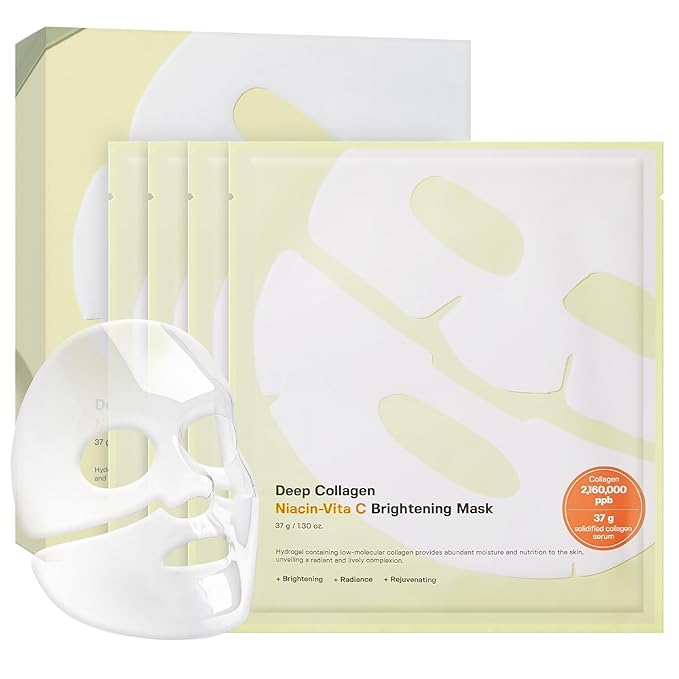 SUNGBOON EDITOR Deep Collagen Niacin-Vita C Overnight Mask 37gx4ea | Real Collagen 2,160,000PPB