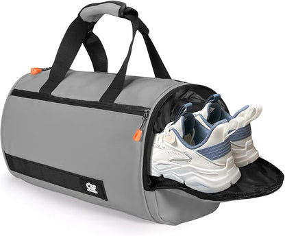 C&F BOGMOST Small Travel Duffel Bag,Compact Sports Small Gym Bag with Shoes Compartment,Lightweight