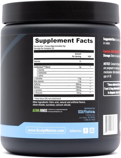 Sculpt Nation by V Shred PreWorkout - Premium Pre Workout Powder with Amino Acids for Ultimate