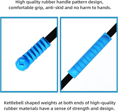 Elastic Fitness Stick Elastic Bar Body Exercise Bar Muscle Training for Exercise Tremor Stick