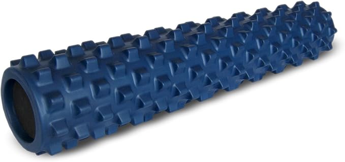 RumbleRoller Original Textured Foam Roller - Deep Tissue, Self Myofacial Release Massage Therapy