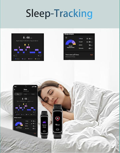 Fitness Tracker for Women Men, Fitness Watches with Heart Rate SpO2 Sleep Tracking,16 Sports Modes