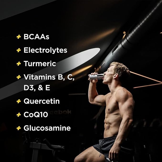FITAID Recovery Blend, BCAAs, Vitamin B6, B12, Glucosamine, Electrolytes, 100% Clean, Paleo