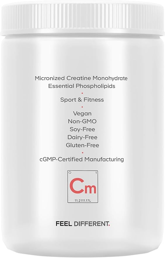 Codeage Liposomal Creatine Powder Supplement - 3-Month Supply - 5000mg Creatine Monohydrate Pre